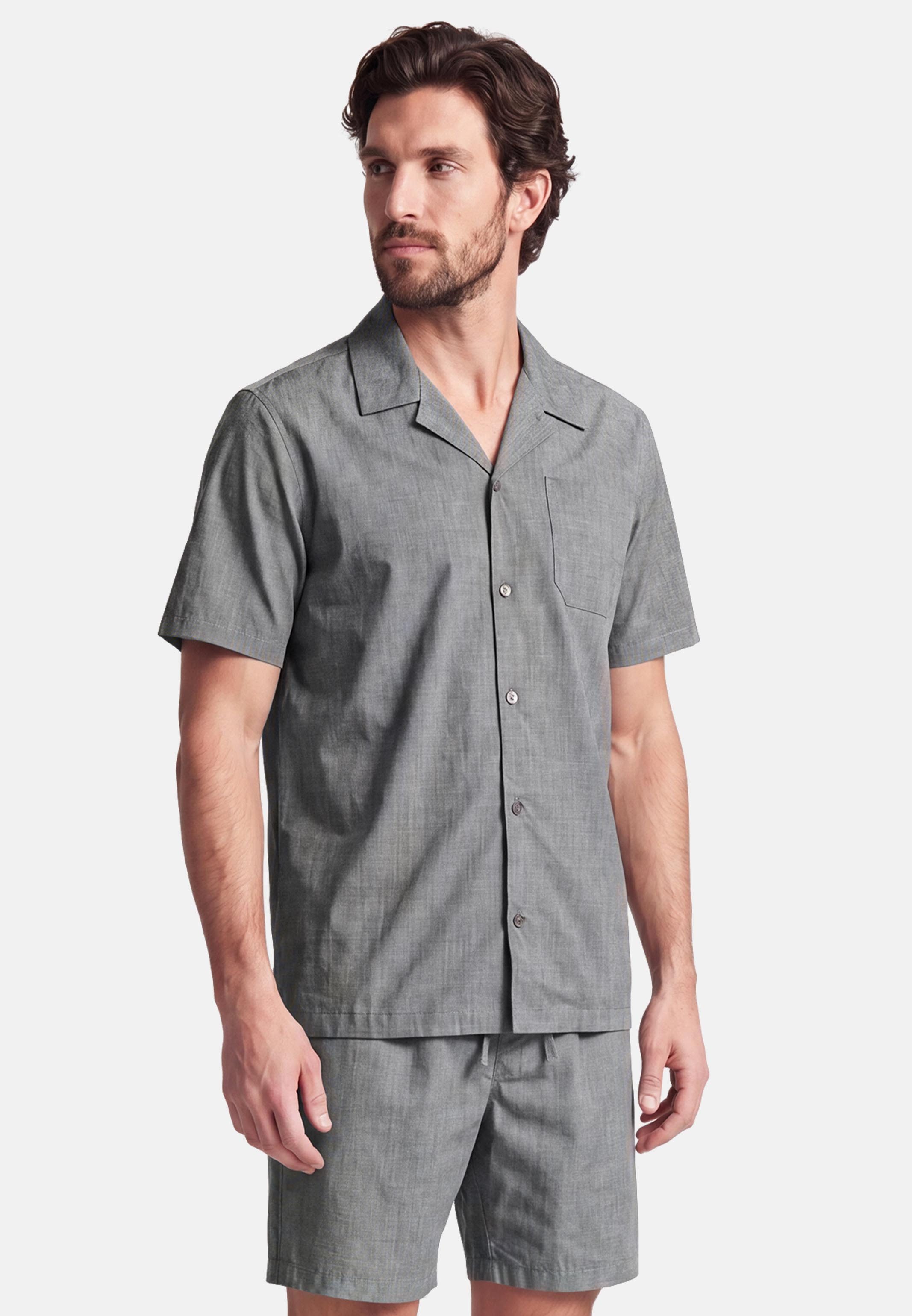 seidensticker Pyjama Classic Fil a Fil (Set, 2 tlg) Pyjama - Baumwolle - Atmungsaktiv