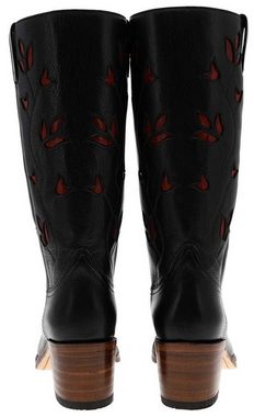 Sendra Boots TOLEDO ILONA Schwarz Stiefel Rahmengenähter Damen Lederstiefel