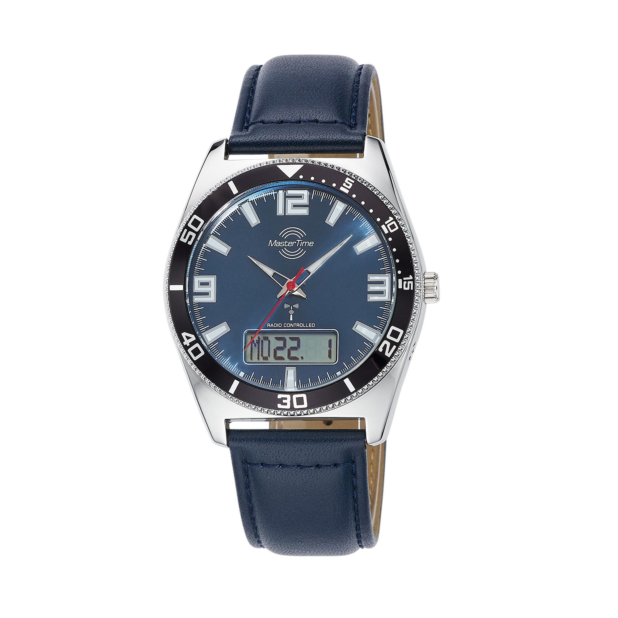 MASTER TIME Funkchronograph MTGA-10971-32L, Quarzuhr, Armbanduhr, Herrenuhr günstig online kaufen