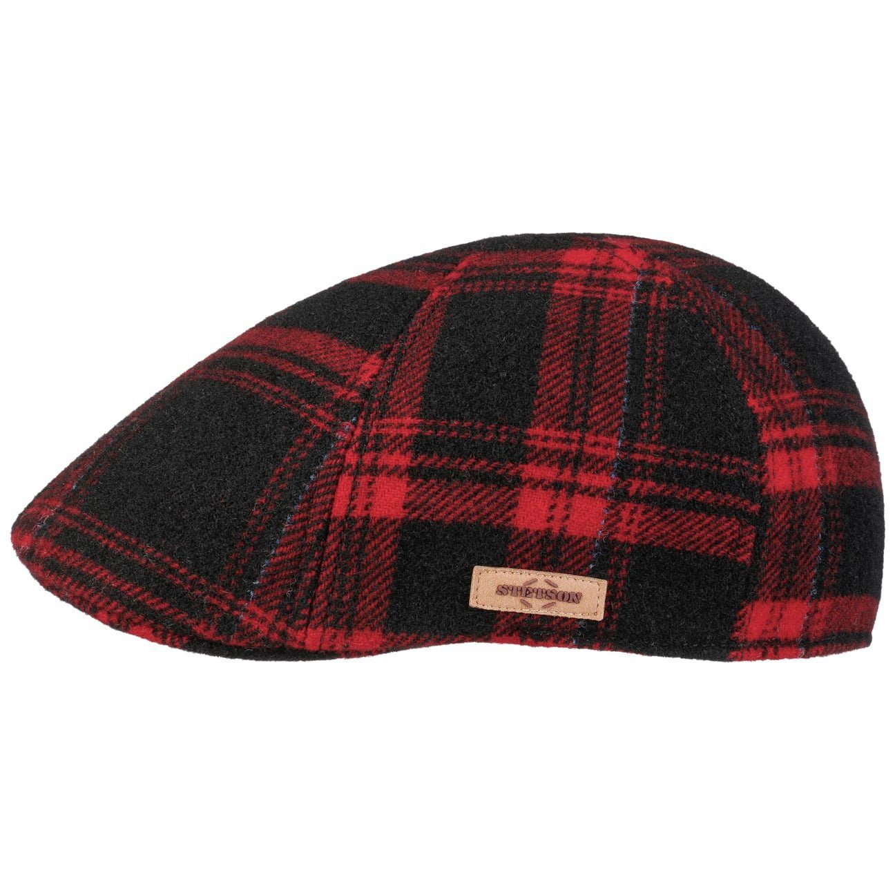 Stetson Flat Cap (1-St) Schirmmütze mit Schirm, Made in the EU