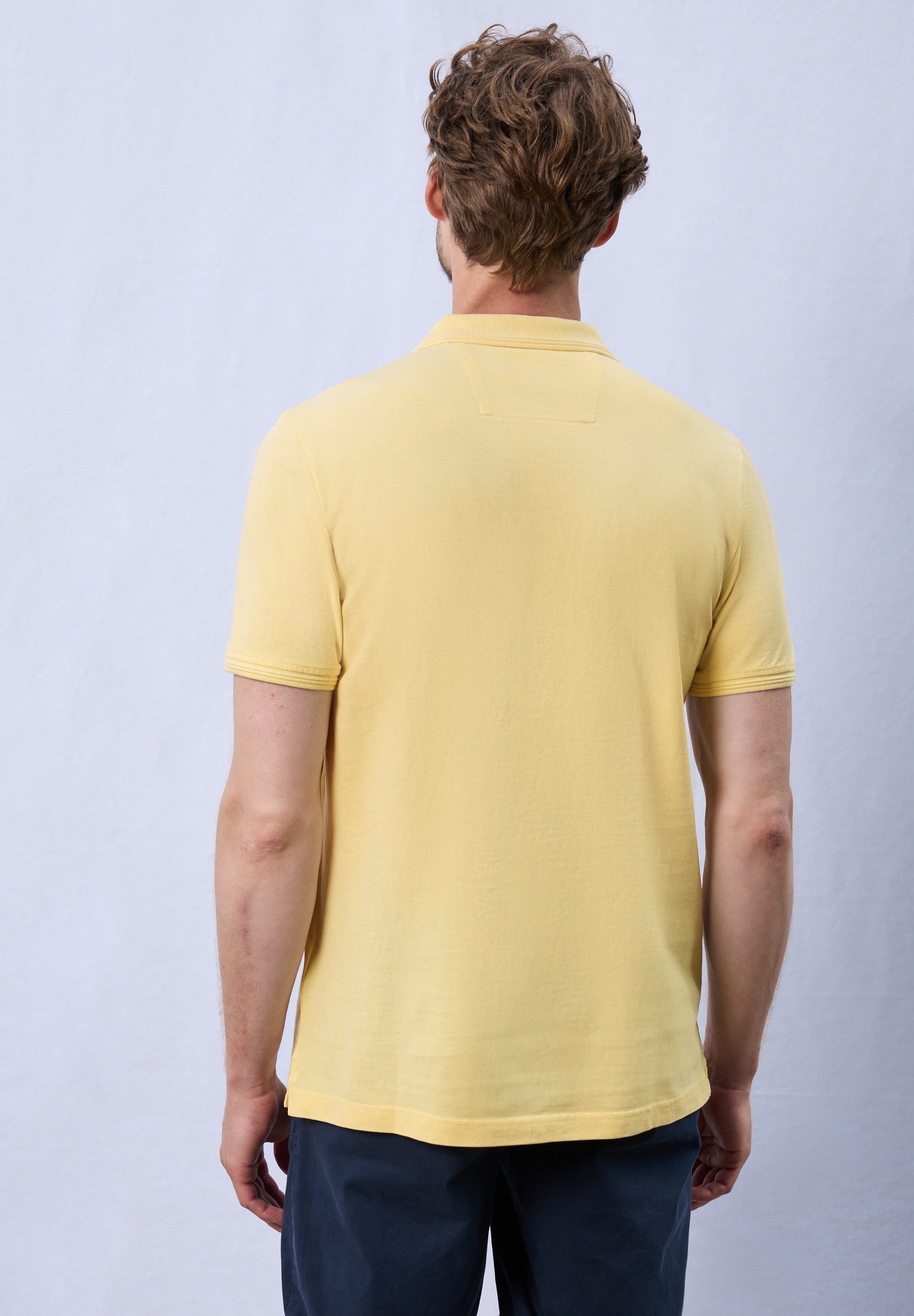 STREET ONE MEN Poloshirt mit Seitlichen günstig online kaufen