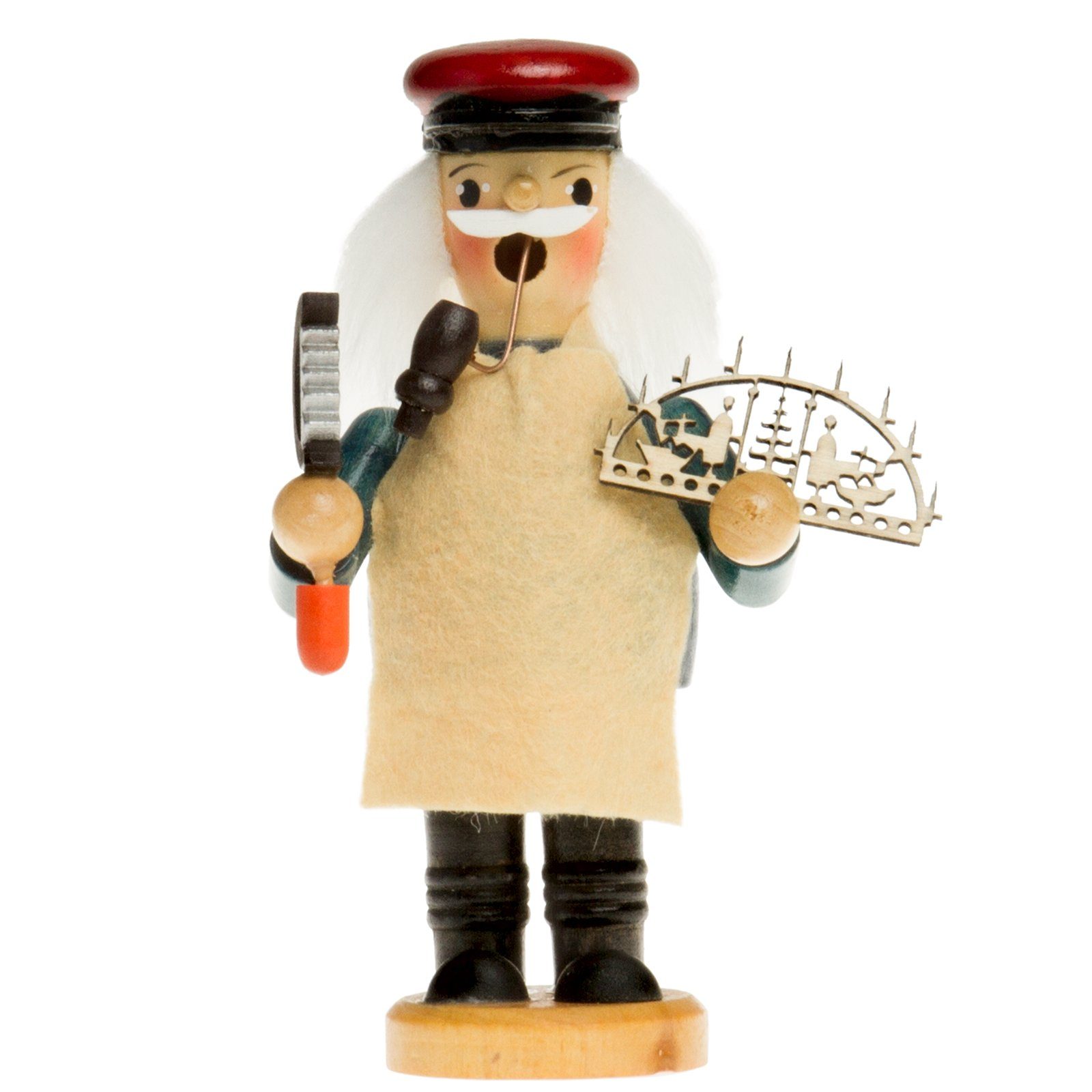 SIKORA Weihnachtsfigur RM-C Räuchermännchen aus Holz günstig online kaufen