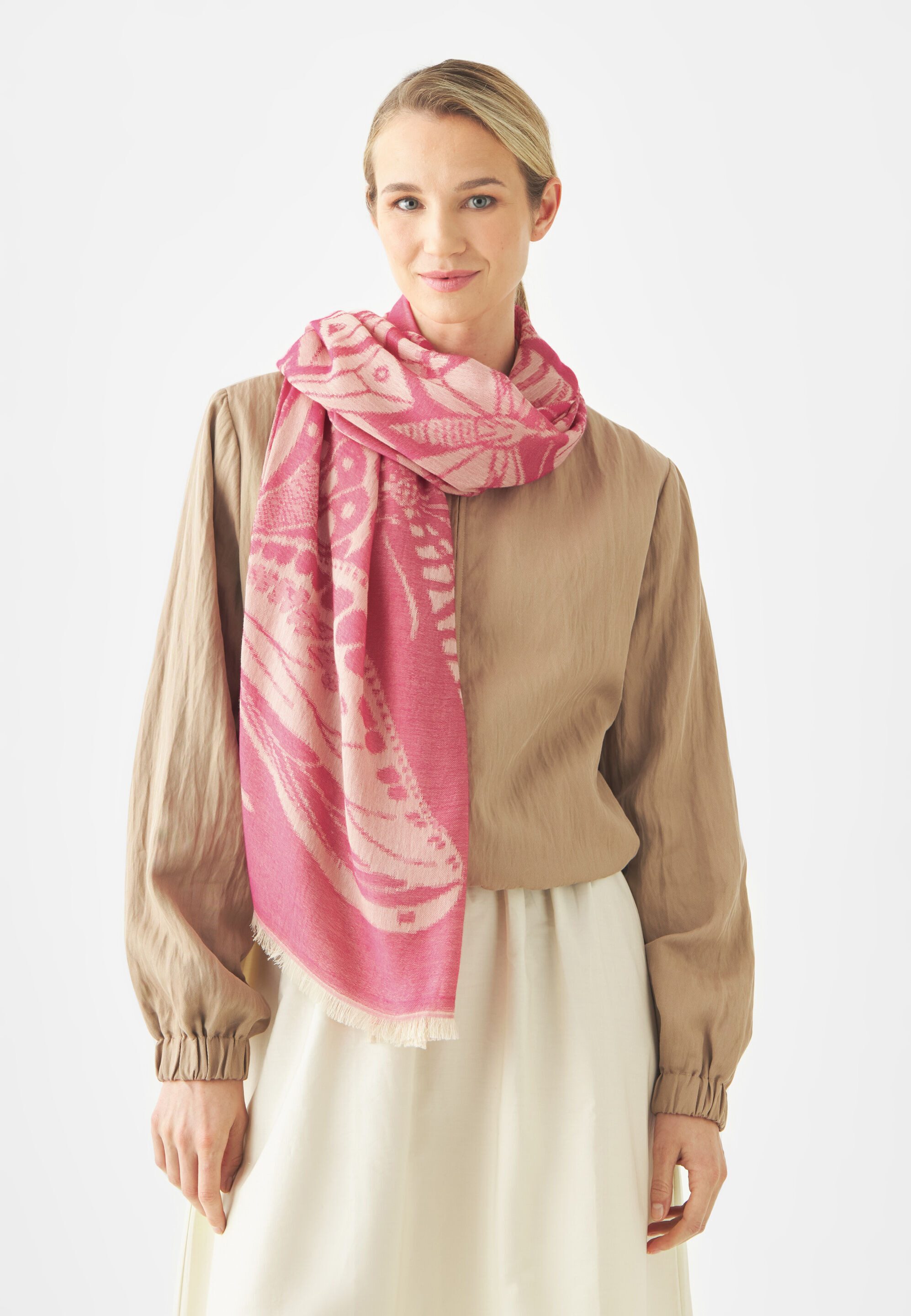 Codello Modeschal, (1-St), Schmetterling-Print