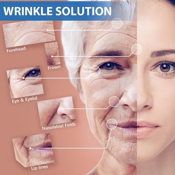 AUKUU Gesichtspflege Gesichtspflege Wrinkles Schminkles - Multifunktional Face Tape, 2 Stück