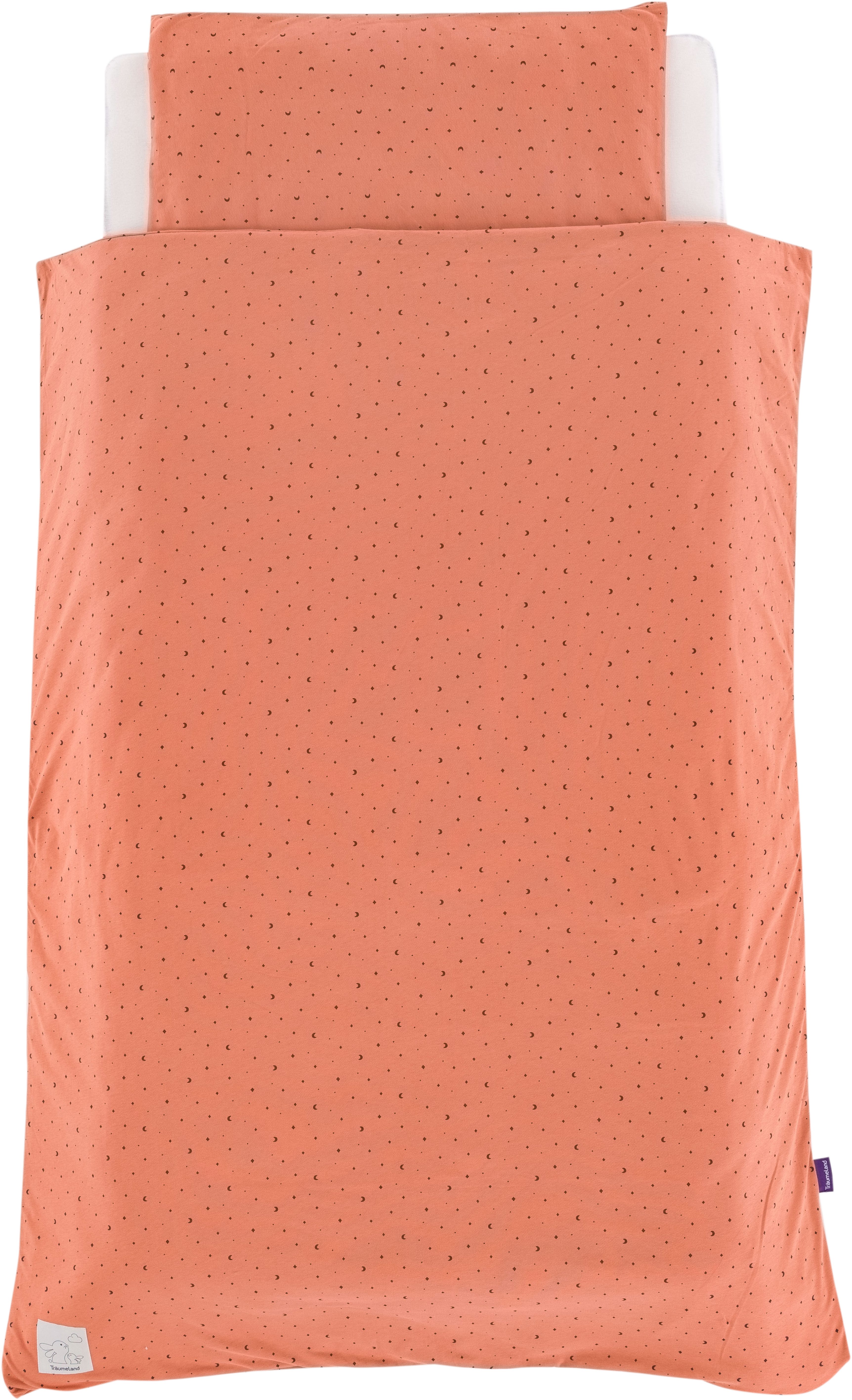 Träumeland Babybettwäsche Jersey Moon, Jersey, 2 teilig, mit Allover-Print