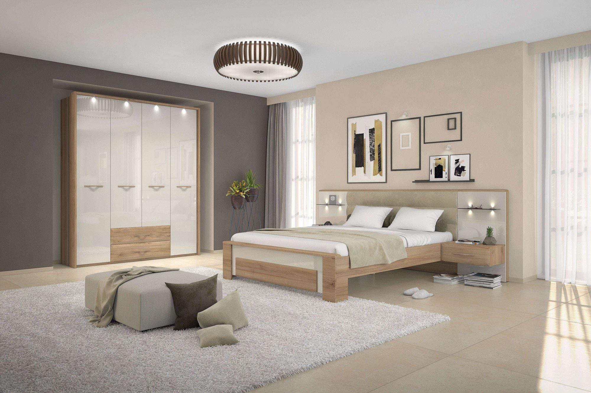 OTTO home Bettgestell Gala, 160 oder 180x200cm Liegefläche, FSC-zertifiziert (optional passende Stauraumschubladen und Nachttische erhältlich), bequem gepolstertes Kopfteil, bezogen mit Samtvelours