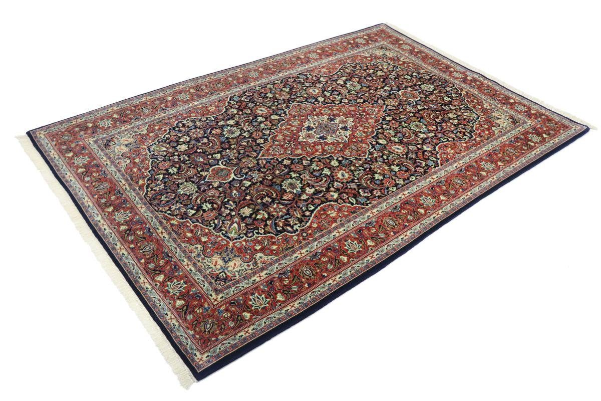 Orientteppich Isfahan Ilam Sherkat Farsh 141x215 rechteckig, 6 mm Trading, Seidenkette Handgeknüpfter, Höhe: Nain