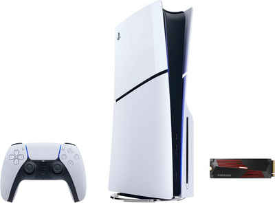 PlayStation 5 Disk Edition (Slim) + Samsung 990 PRO Heatsink interne SSD mit 2TB, Игровые приставки®5