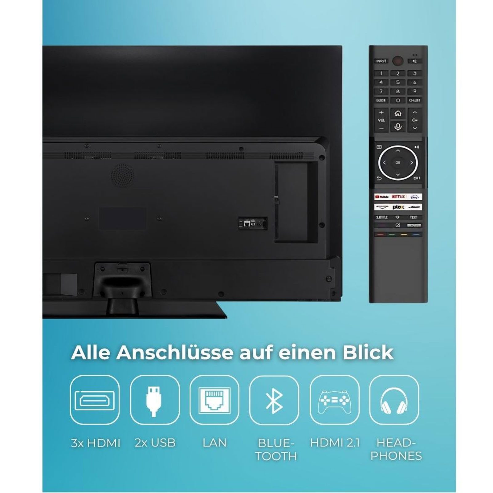 Toshiba TOSHIBA 50UV6F68DA LED-Fernseher