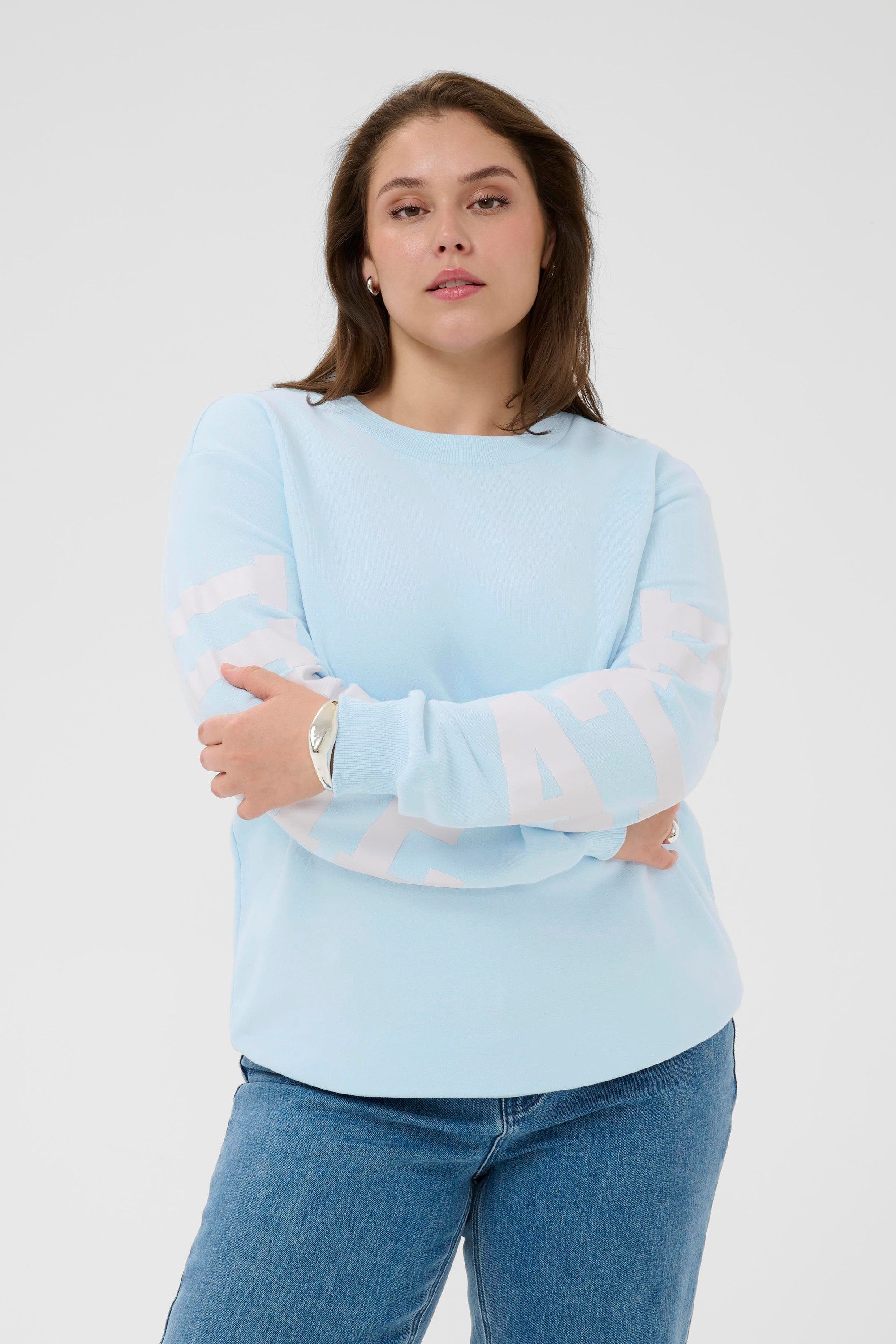 KAFFE Curve Fleecepullover Sweatshirt KCmila plus