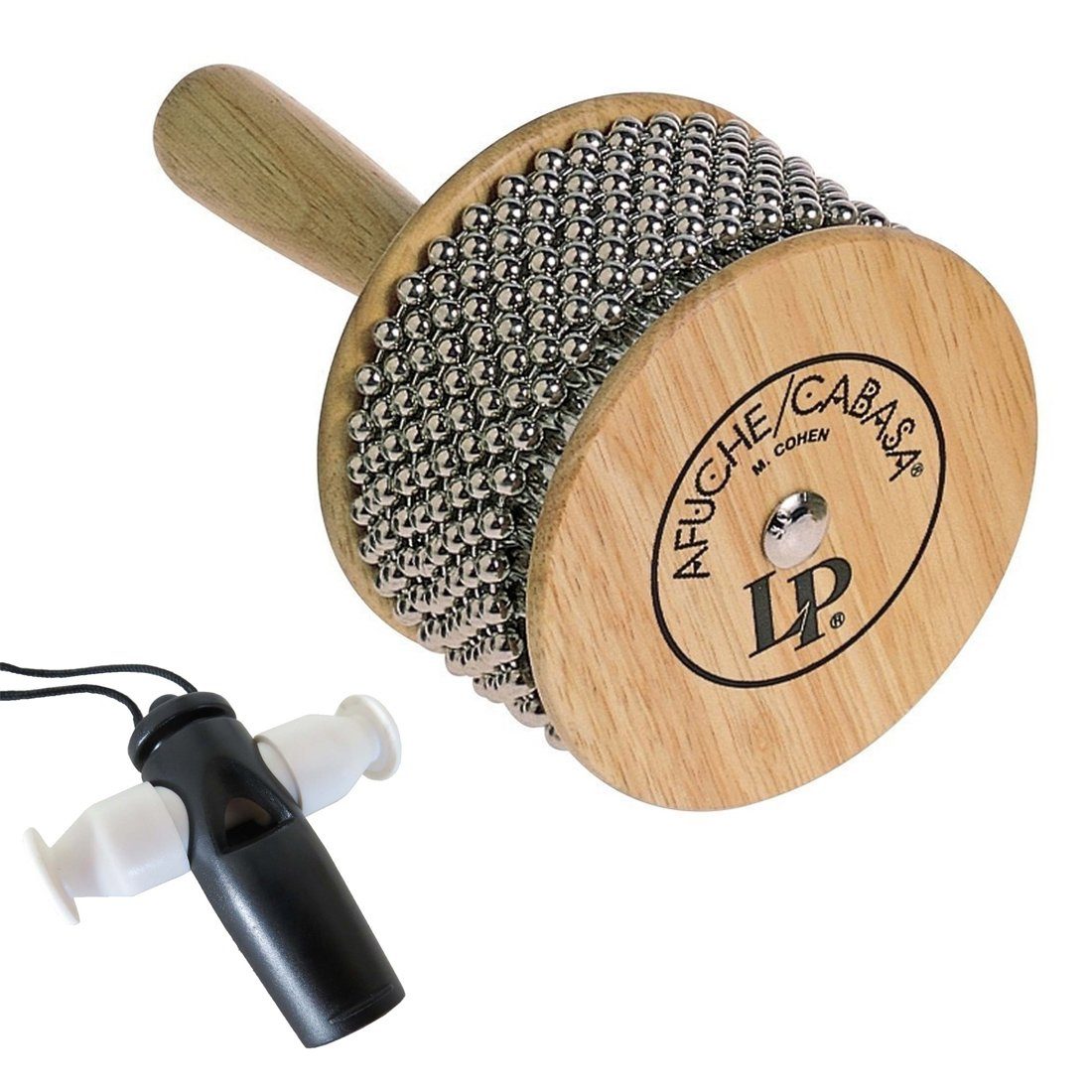 Latin Percussion Cabasa Latin Percussion LP234A Cabasa mit Samba-Pfeife