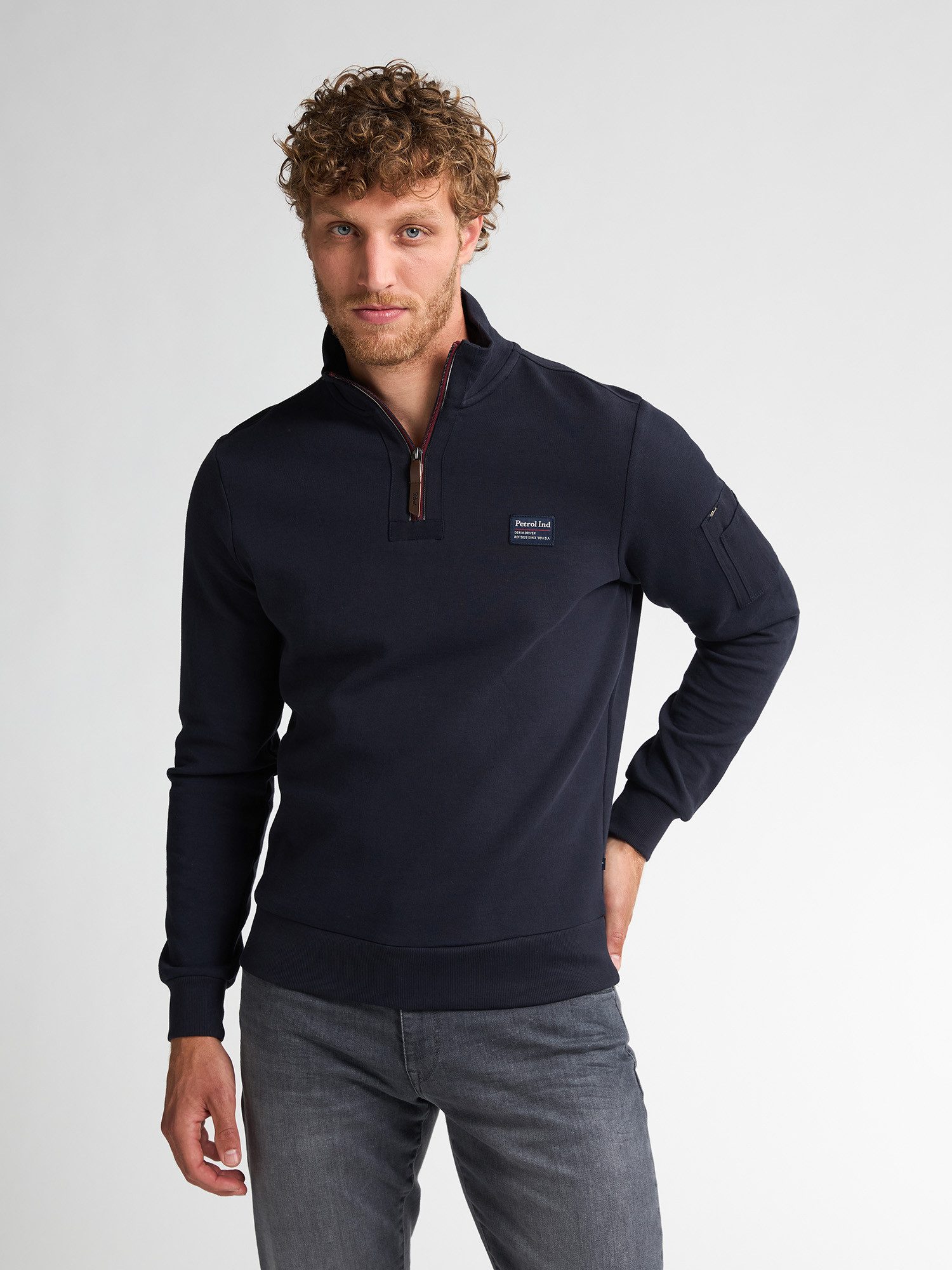 Petrol Industries Sweatshirt Halbzip-Pullover Prairie du günstig online kaufen