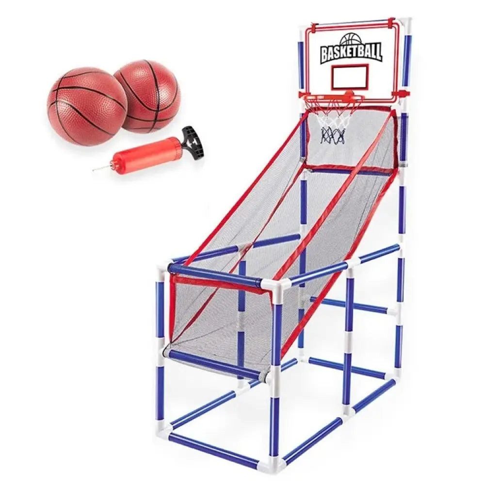 Sport-Knight® Basketball-Rückgabe Kinder Basketballspiel Indoor & Outdoor mit 2 Bällen & Pumpe