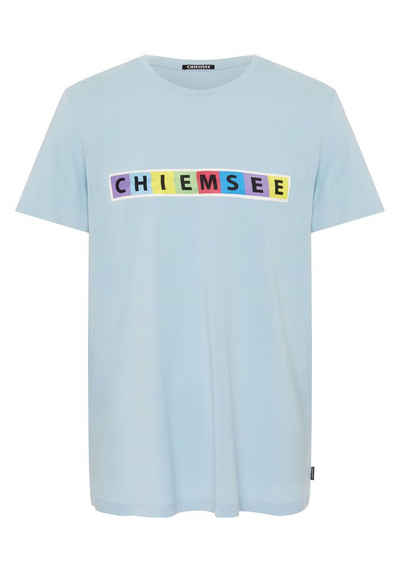 Chiemsee Print-Shirt T-Shirt mit Multicolour-Logo