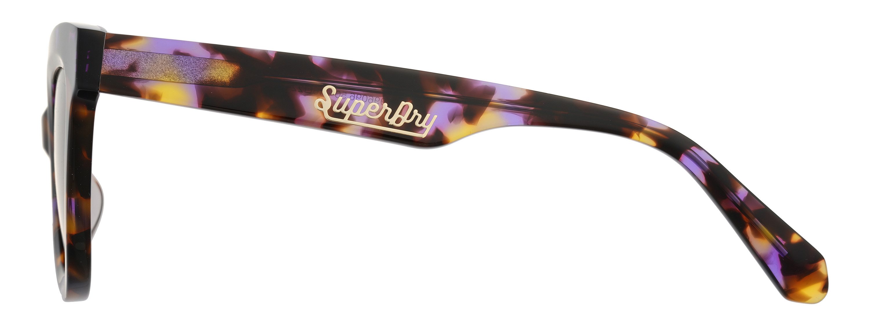Superdry Sonnenbrille Modell 996096 Form CatEye, Logoschriftzug auf Bügel, Kunststofffassung