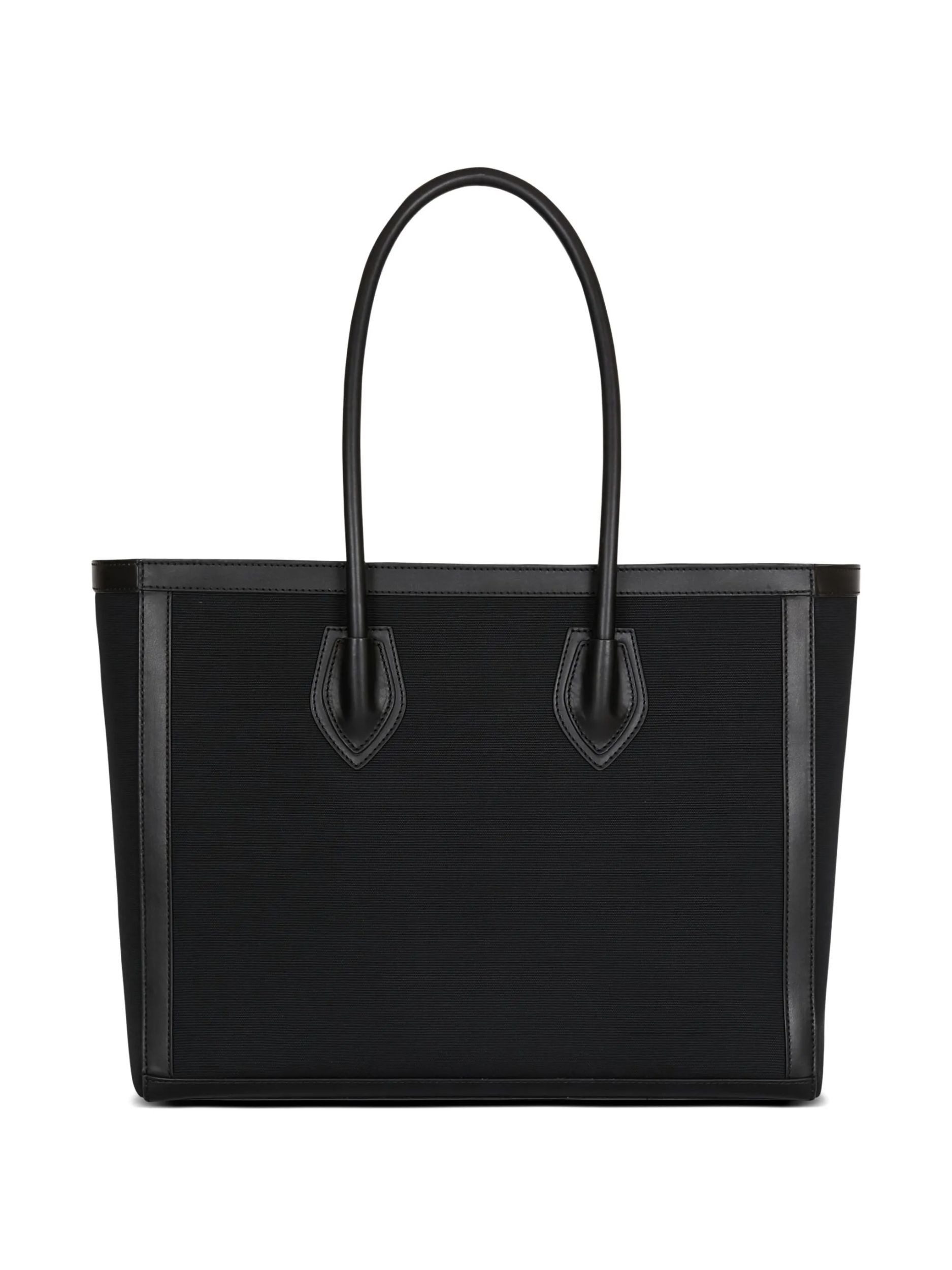 Balmain Shopper Tote Bag mit Logo Schild
