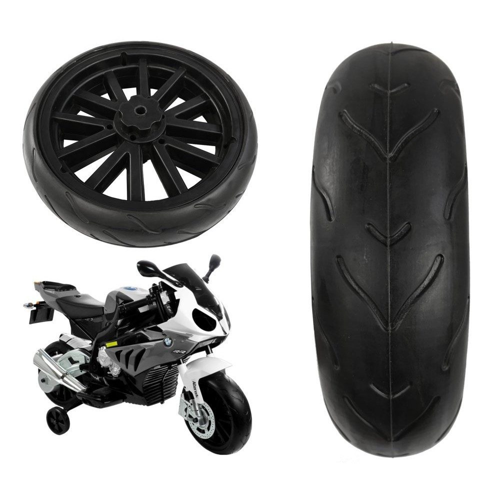 LEAN TOYS Fahrrad-Felge Hinterrad Ersatzrad Laufrad (Spar-Set, 1 St., 2 kg robust), Ersatz-Hinterrad, schwarz, für BMW S1000 JT528