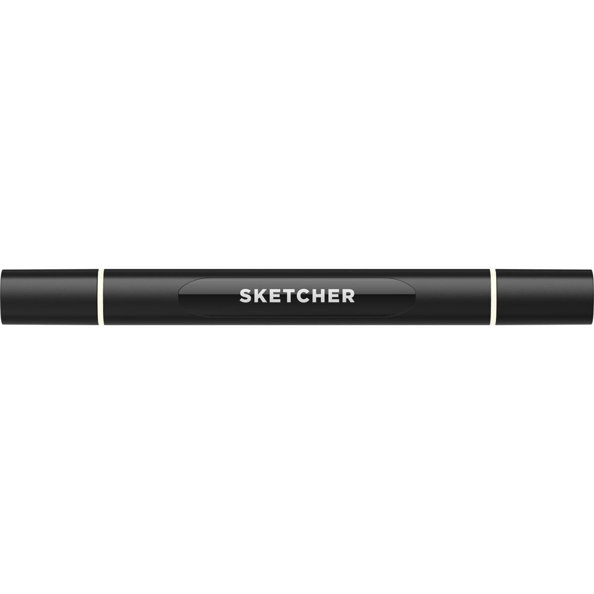 Filzstift Twinmarker Sketcher brush+chisel Y 005 blassgelb.