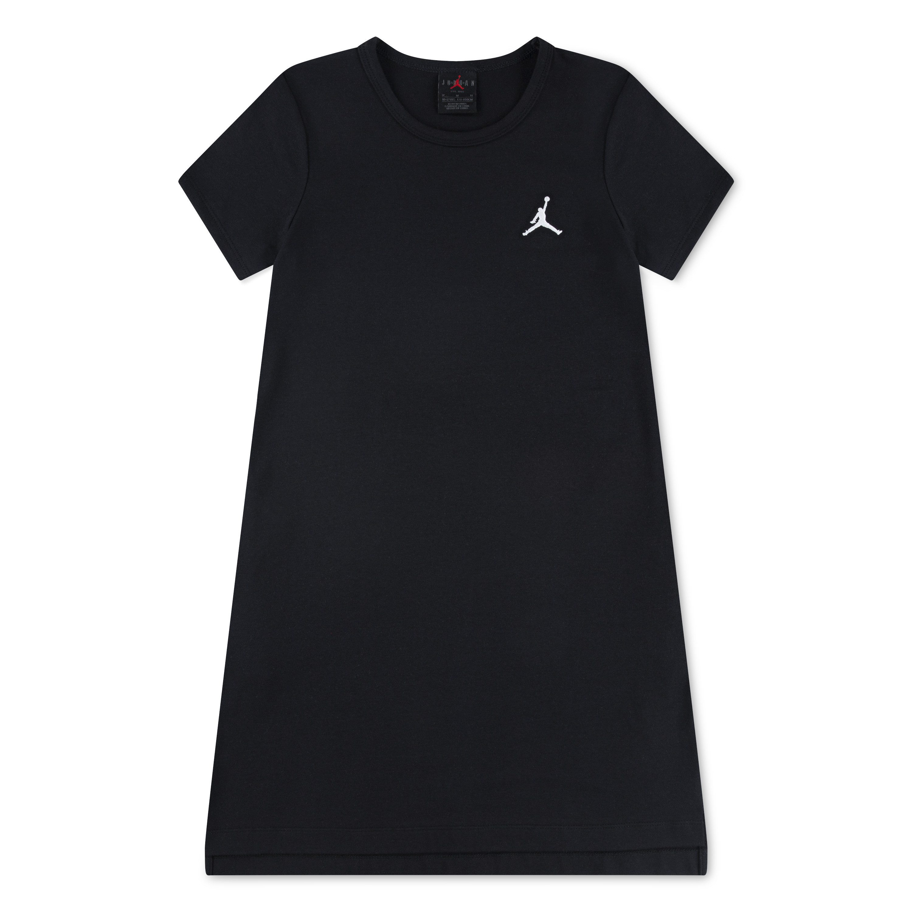 Jordan Shirtkleid für Mädchen für Mädchen, mit Rundhalsausschnitt, gerader Schnitt