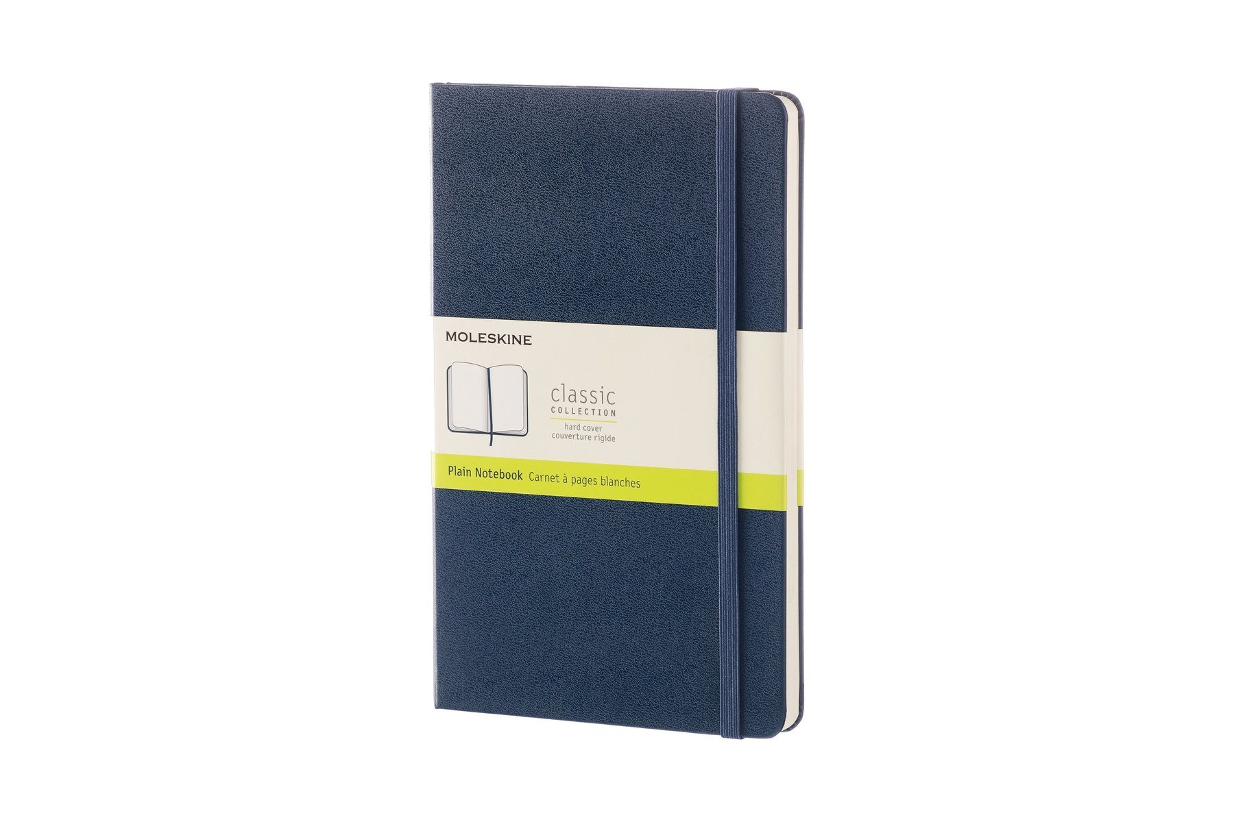 MOLESKINE Notizbuch, Saphir (13x21) festem L/A5 Groß - - mit Collection 70g-Papier Classic Einband