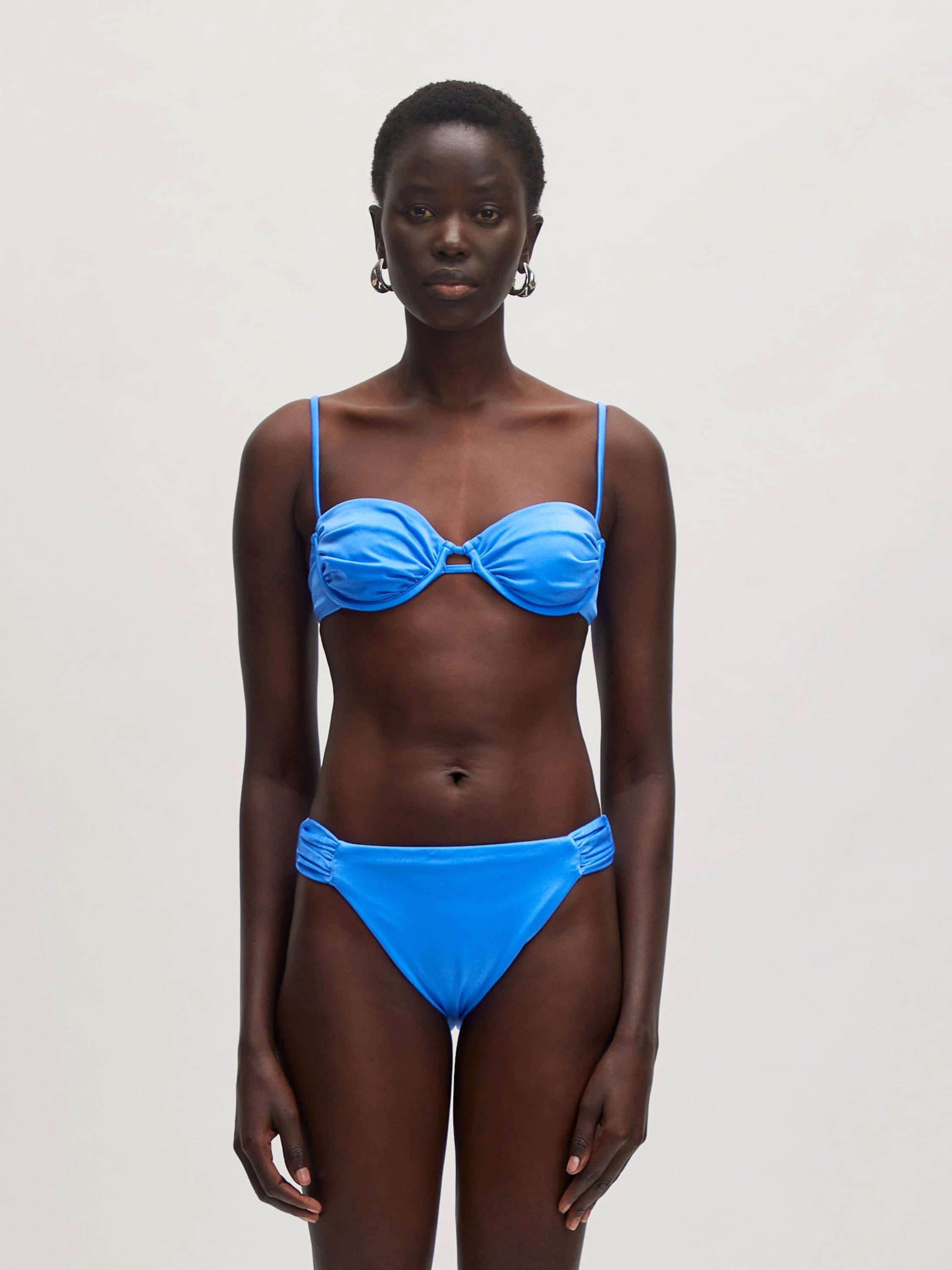 EDITED Balconette-Bikini Silvana (1-St) Drapiert/gerafft