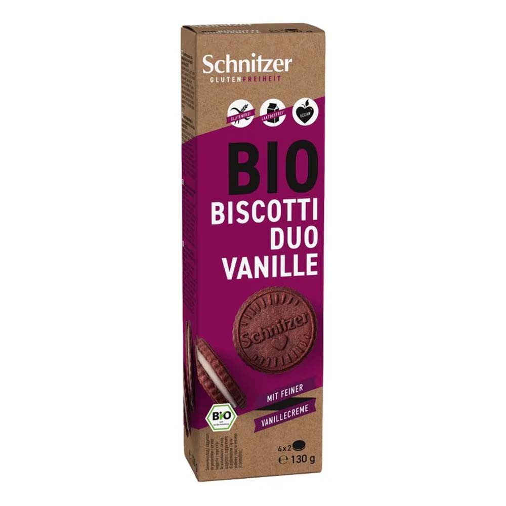 Schnitzer Süßigkeit Biscotti Duo - Vanille 130g