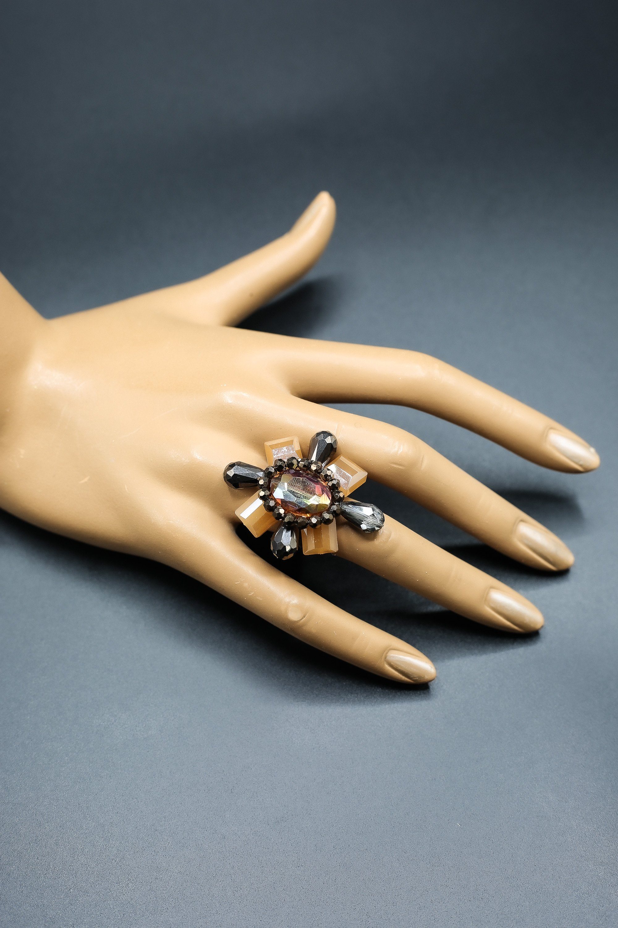 ALESSANDRO Bologna Fingerring braun COLLEZIONE