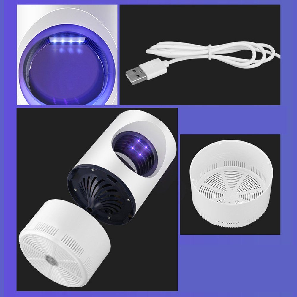 GelldG Stirnlampe Elektrische Mückenfalle für den Moskito-Killer-Lampe Innenbereich