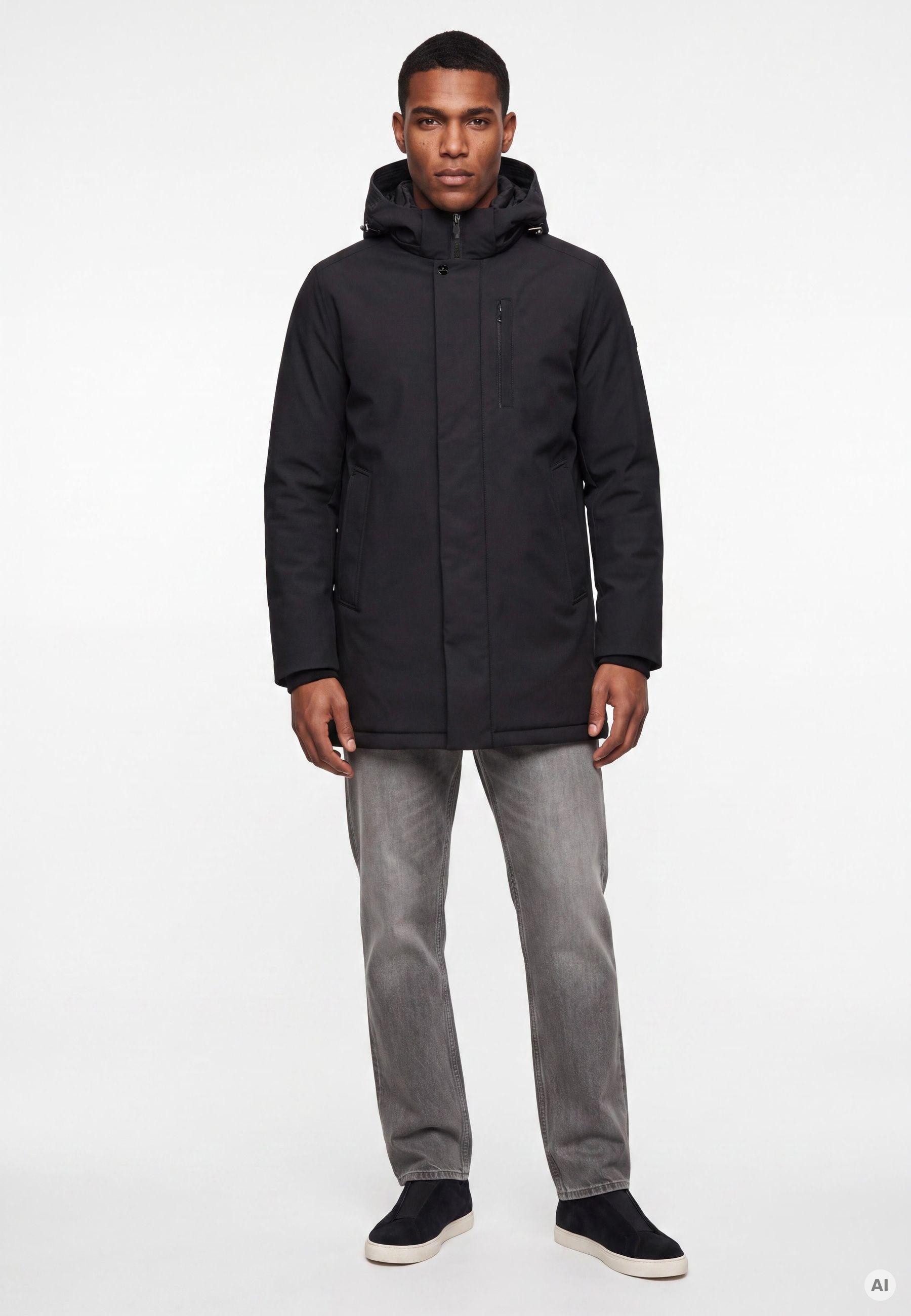 MILESTONE Parka MSHector Herren Jacke Mantel klassisch, sportlich normale Passform