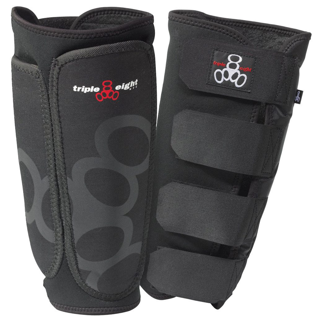 Triple 8 Schienbeinschutz ExoSkin Shin & Whip Guard Pads, ideal für MTB und BMX