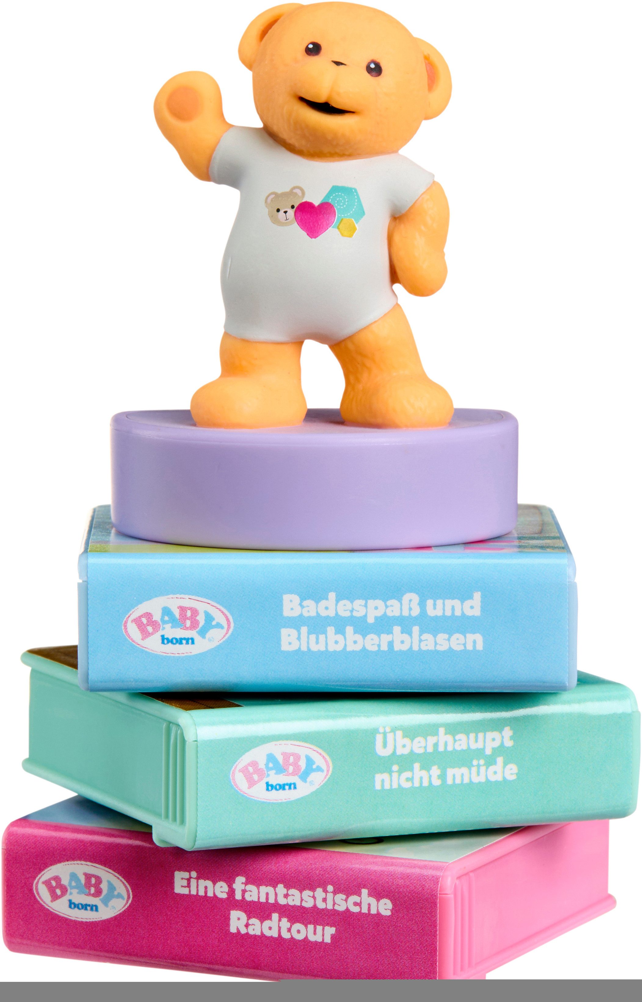 Little Tikes® Hörspielkassette Story Dream Machine, BABY Born Teddy Collection, (Set, 4-St), passend für Story Dream Machine