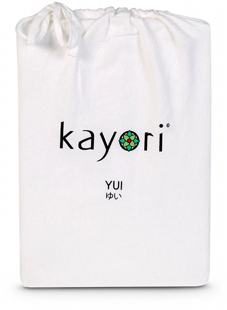 Kayori Spannbettlaken Nagano, Flanell, Gummizug: rundum, (1 Stück), 100% Baumwolle-Flanell