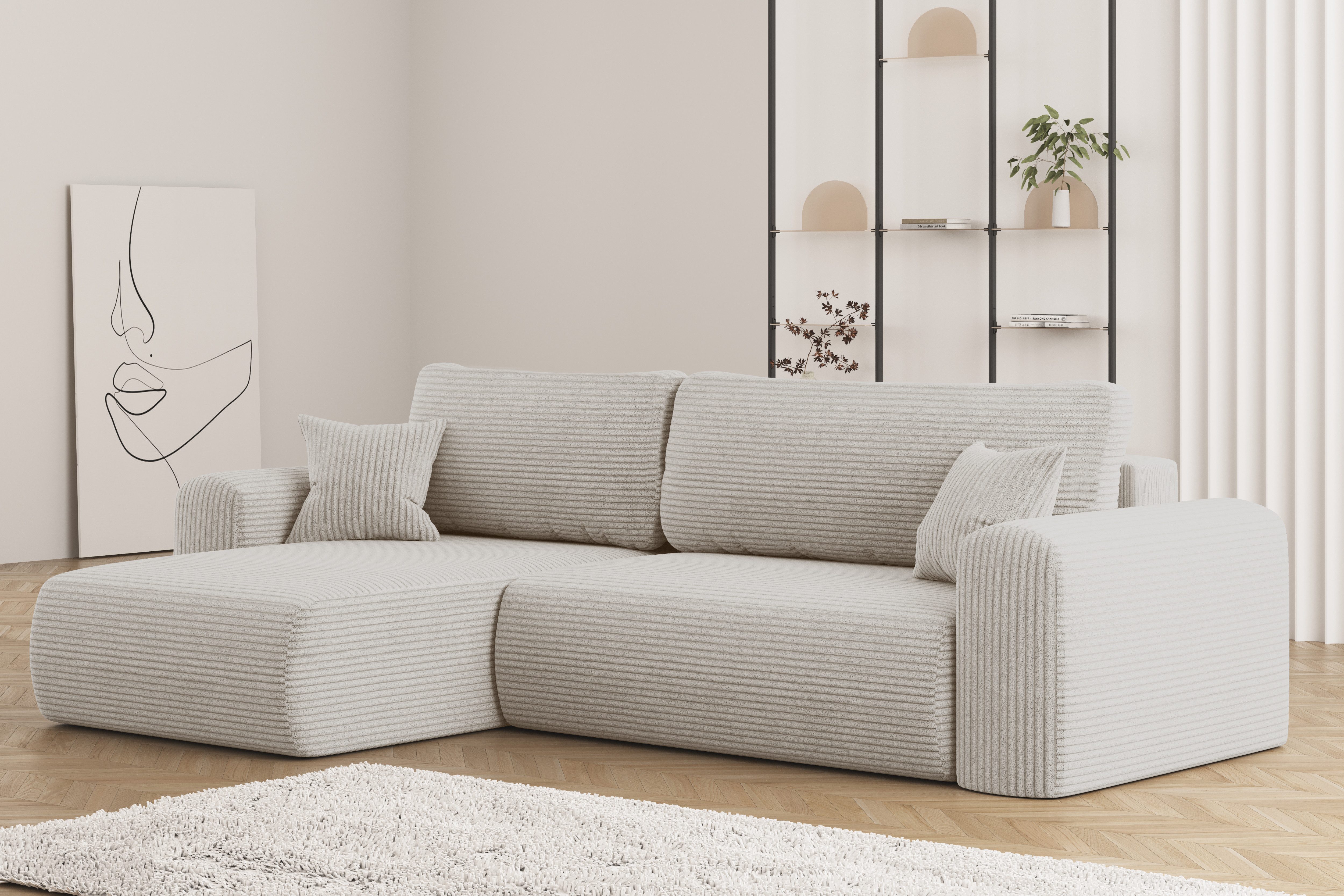 Kaiser Möbel Ecksofa mit Schlaffunktion und günstig online kaufen