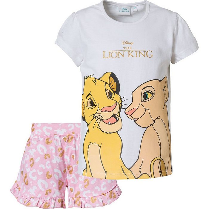 Disney The Lion King Schlafanzug Disney König der Löwen Schlafanzug für Mädchen