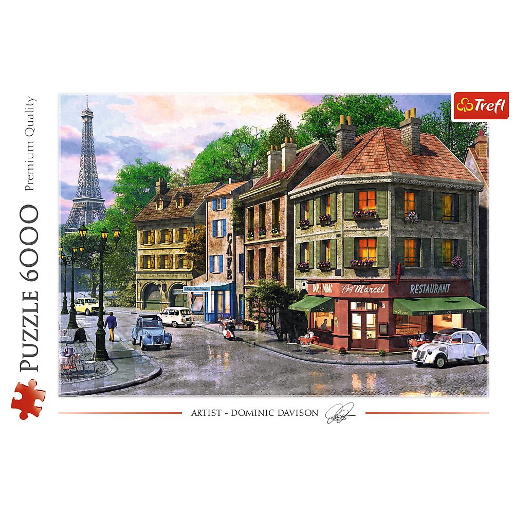 Trefl Puzzle Trefl 65001 Straße in Paris 6000 Teile Puzzle, 6000 Puzzleteile, Made in Europe