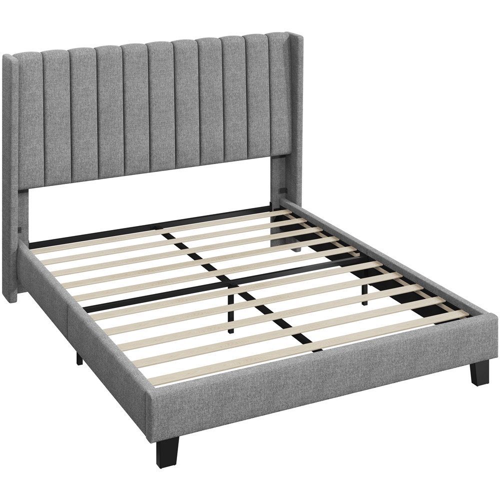 Yaheetech Polsterbett 140/160 x 200 cm, Doppelbett Familienbett Bettgestell günstig online kaufen