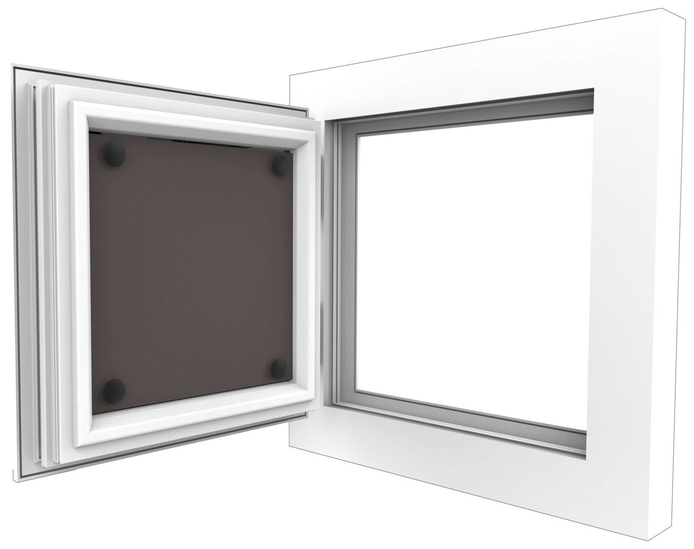 Windhager Fliegengitter-Gewebe, (Set), BxH: 130x150 cm