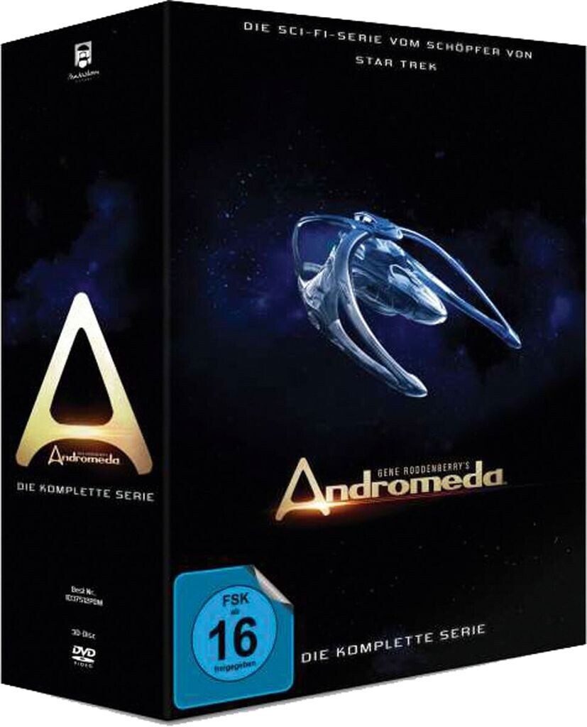 Edel DVD Gene Roddenberrys Andromeda - Die komplette Serie, (30-St), Alle 110 Folgen + Extras