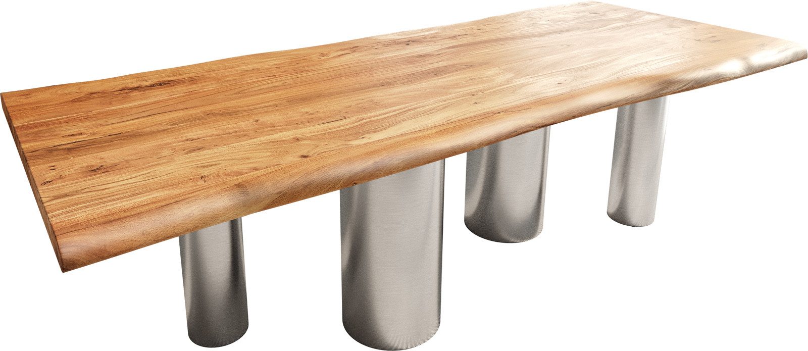 DELIFE Esstisch Edge, Akazie Natur 240x100 günstig online kaufen