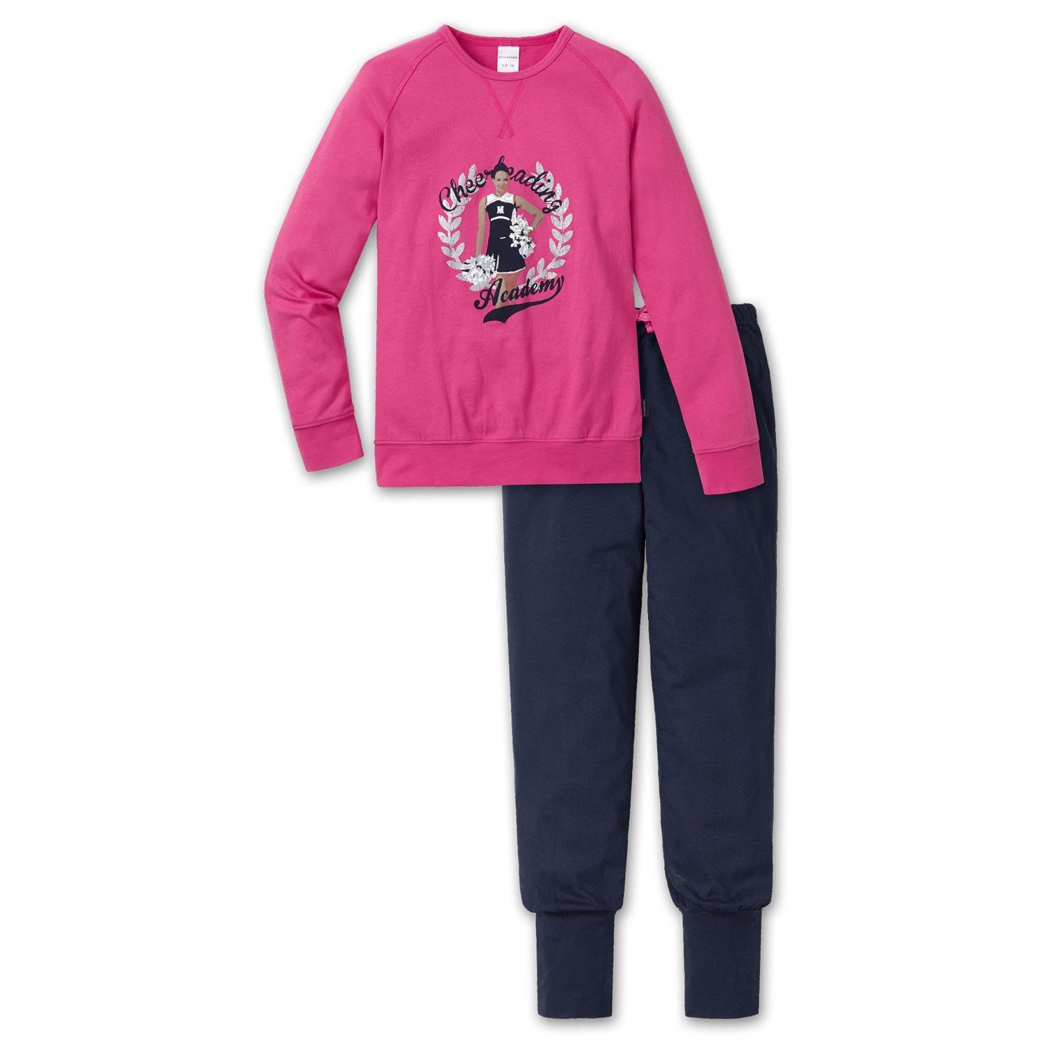 Schiesser Schlafanzug Schools Out (Set, Set) Mädchen Schlafanzug, Langarm, 100% Baumwolle | Pyjamas