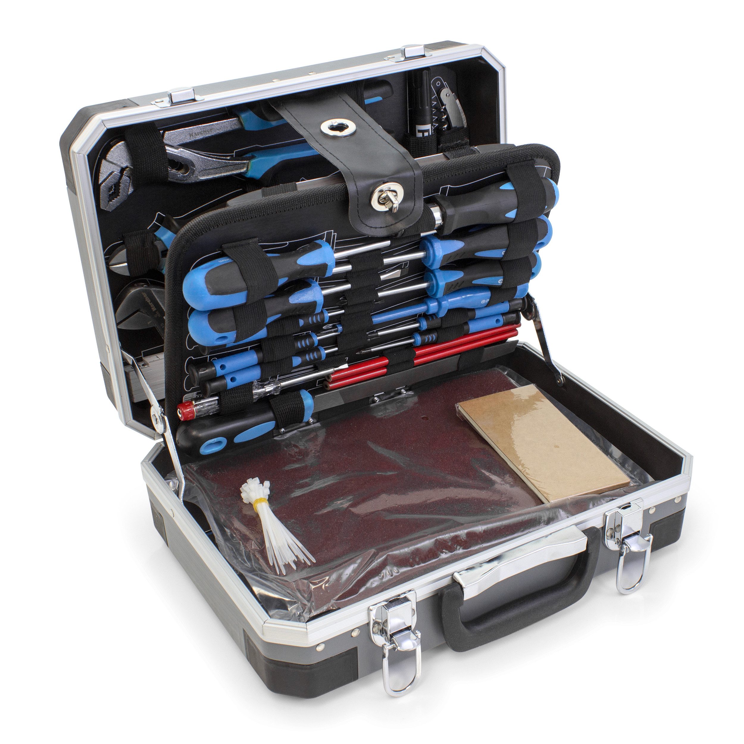 Karcher Werkzeugset 114-teilig, (114-tlg), Chrom Vanadium & Karbonstahl, im Koffer