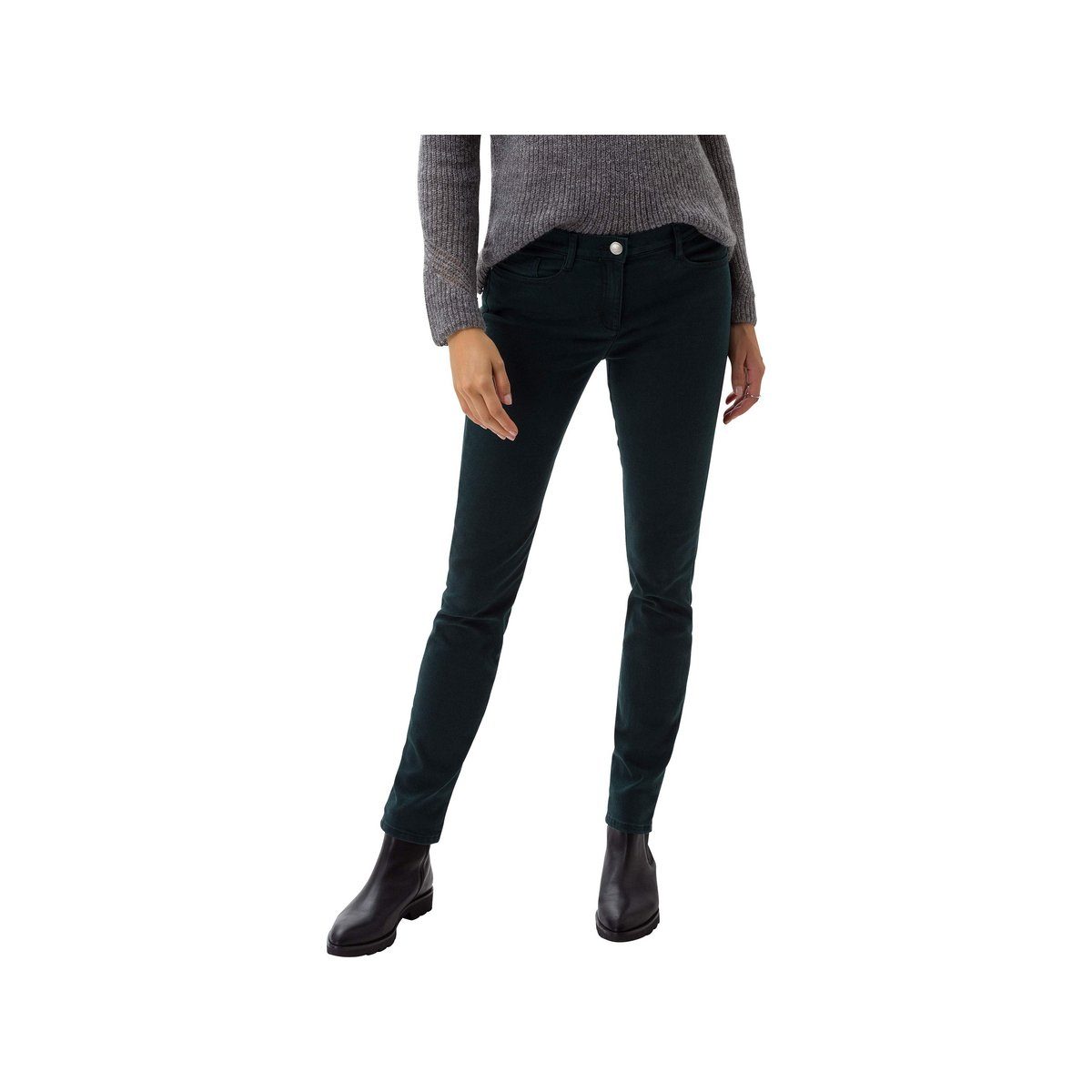 (1-tlg) 5-Pocket-Jeans Brax regular dunkel-grün