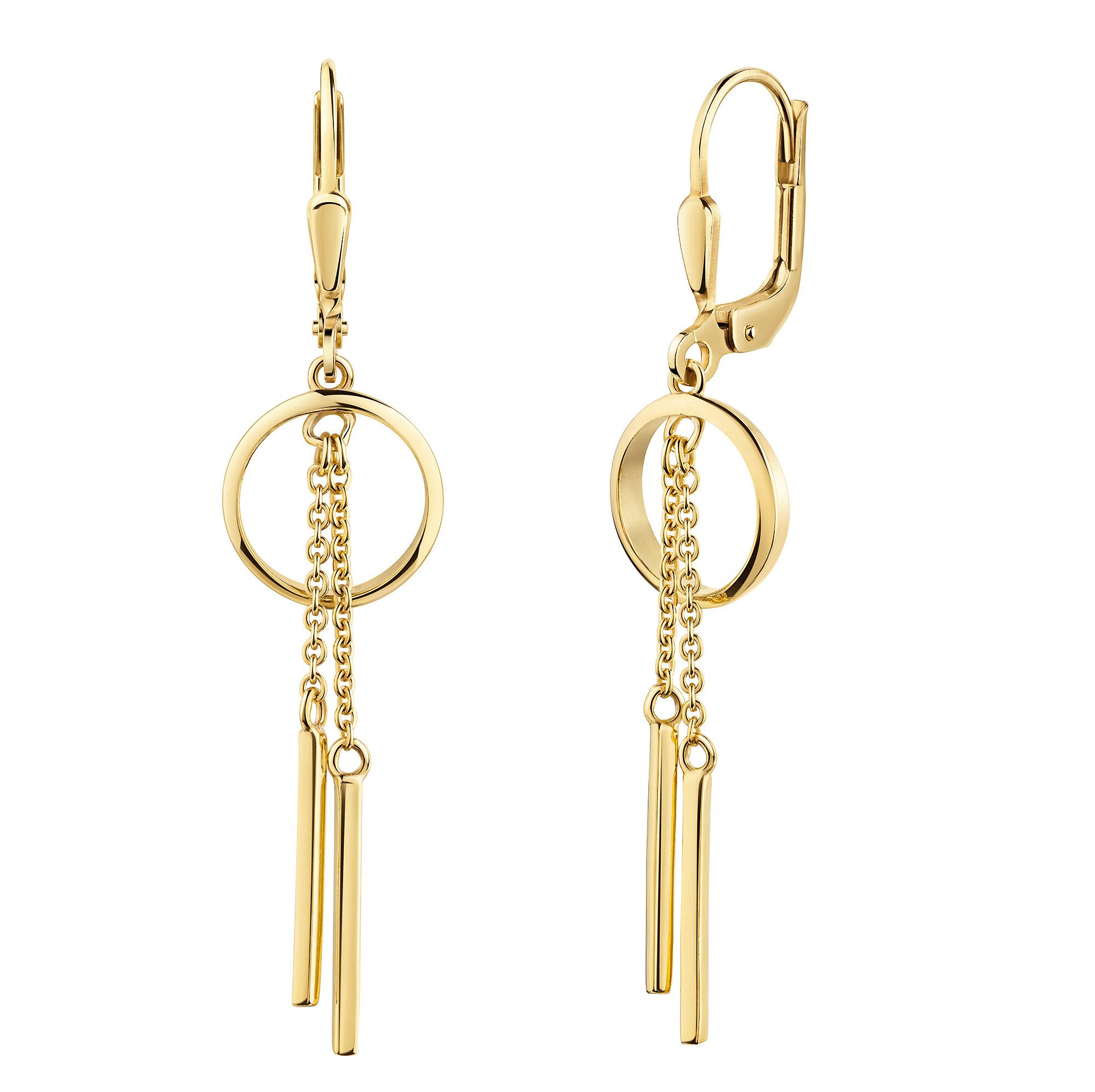 Firetti Paar Ohrhänger Schmuck Geschenk Gold 333 Ohrschmuck Ohrringe