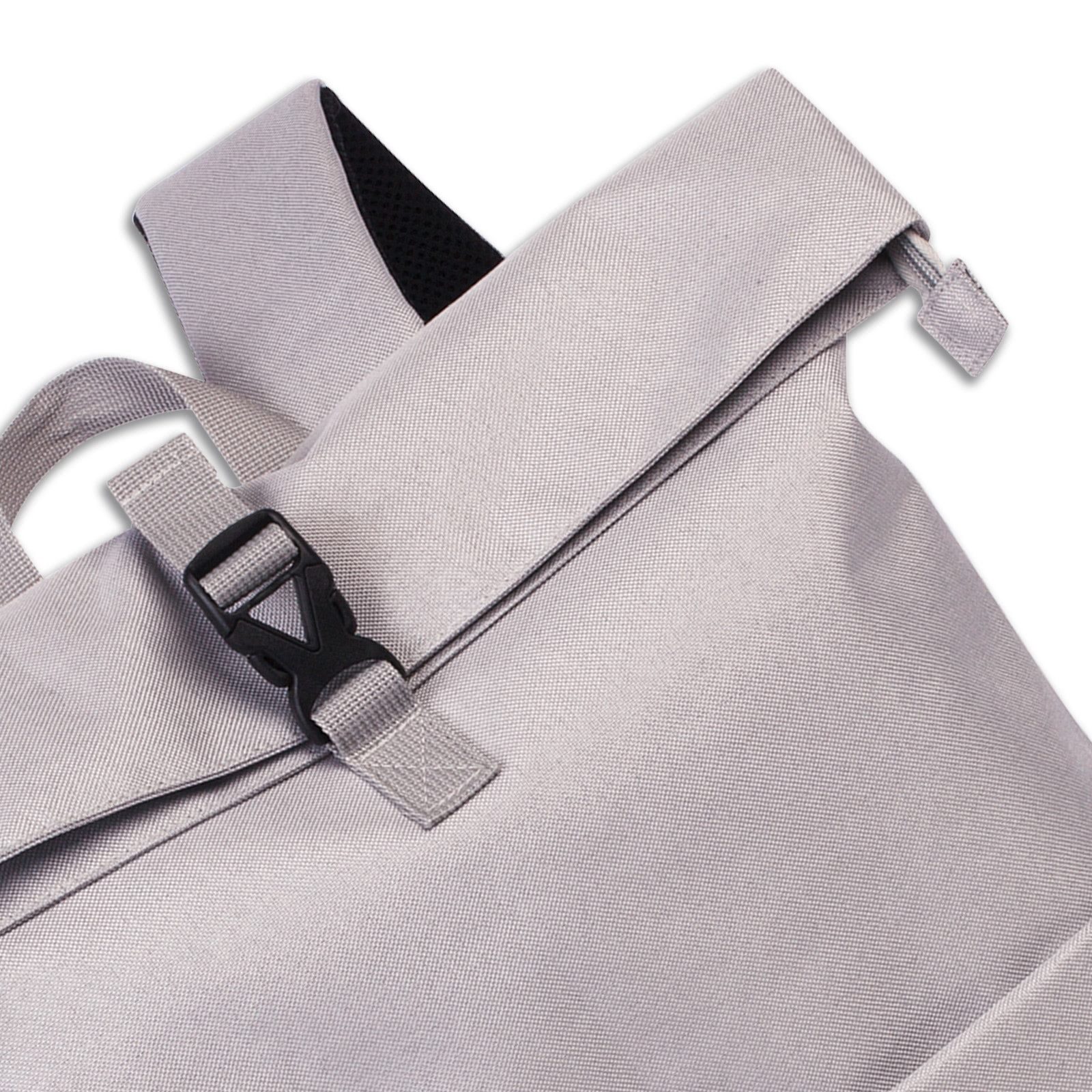 Bench. Rucksack Bench Rucksack hellgrau Rucksack groß, Damen, Jugend Freizeitrucksack Polyester, hellgrau ca. 47cm hoch