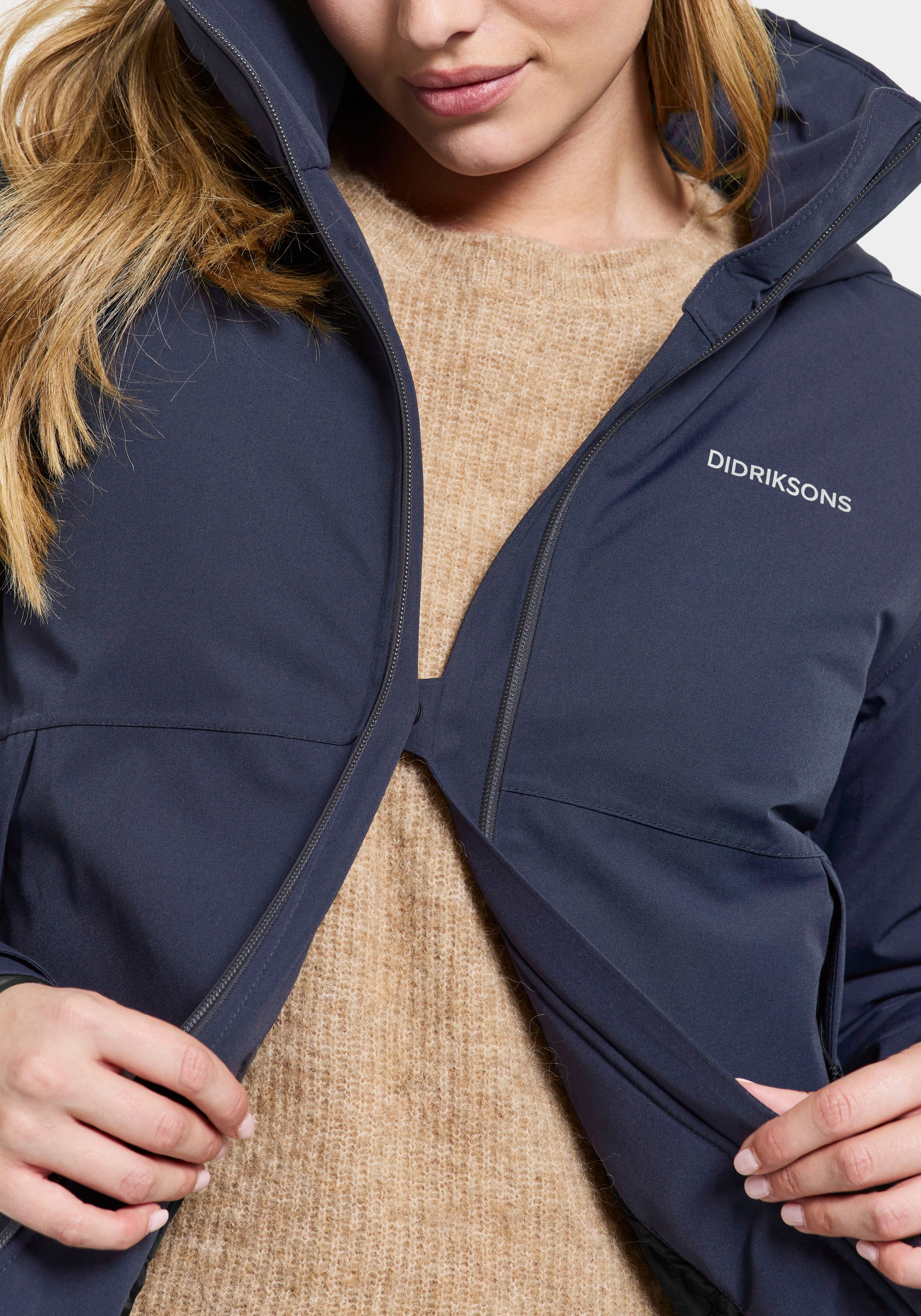 Didriksons dark Winterjacke blue night