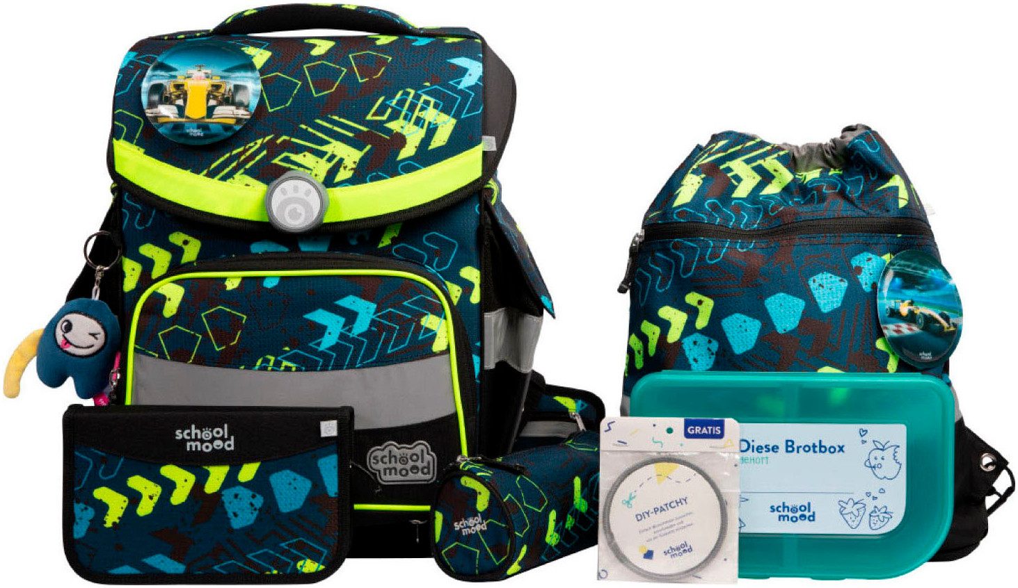 SCHOOL-MOOD® Ранцы Timeless Pro (Set, 7-tlg)