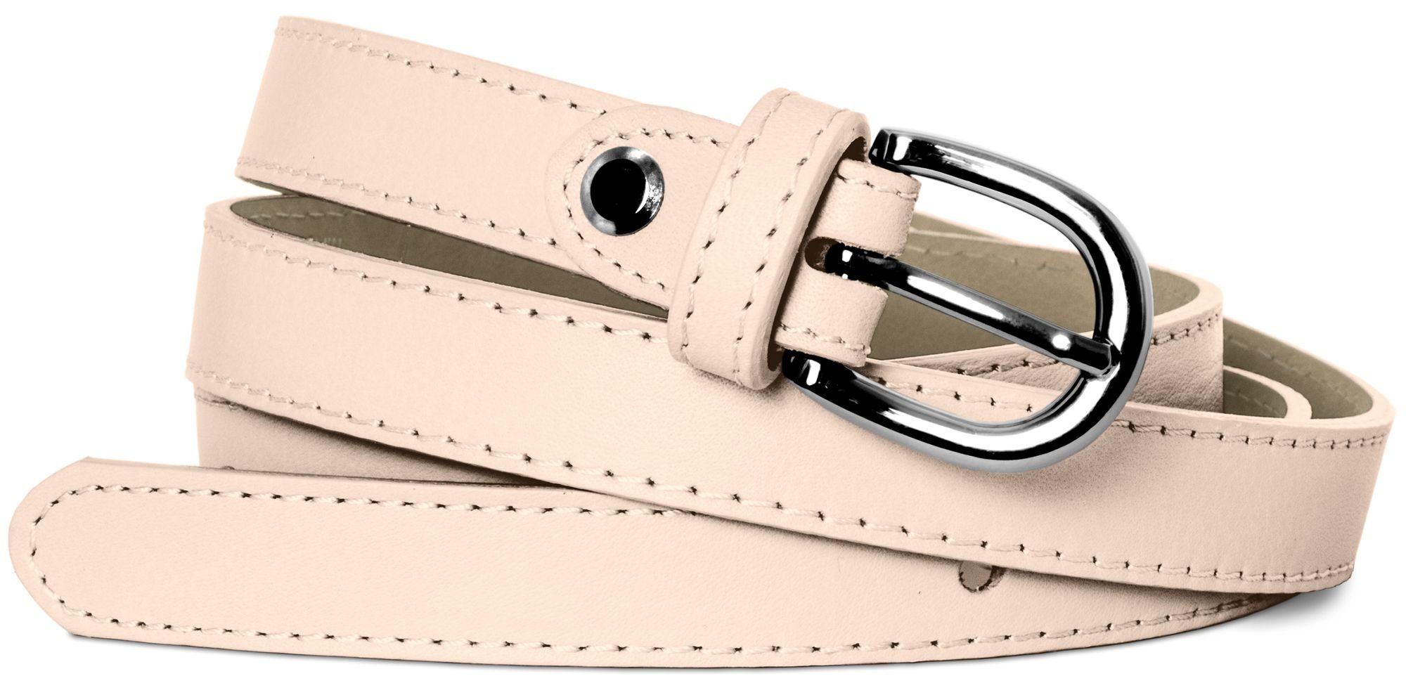 Caspar Taillengürtel GU273 aus echtem Leder günstig online kaufen