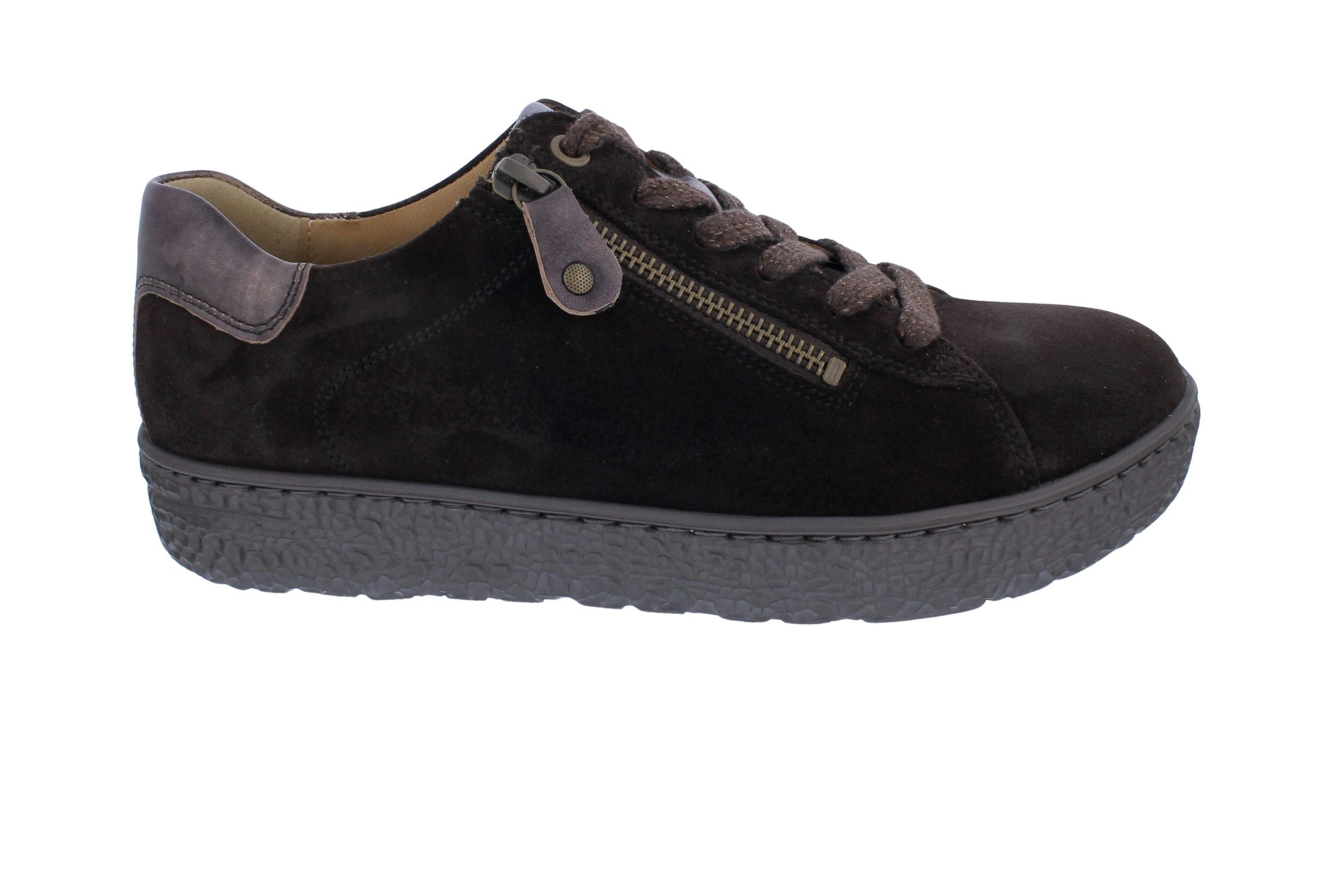 Hartjes Hartjes Phil Shoe Halbschuh 162.1417/34 77.38, Velourleder, Dunkelbrau Schnürschuh