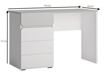 99rooms Kindertisch Albina (Schreibtisch, Arbeitstisch, Jugenschreibtisch), Arbeitstisch, für Kinderzimmer/Jugendzimmer, mit Schublade