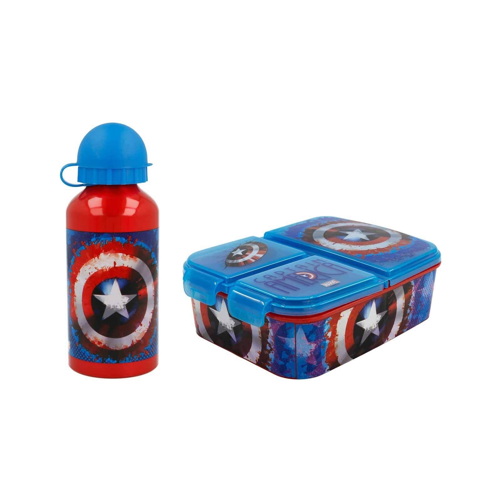 Stor Lunchbox »Captain America Brotdose & Trinkflasche 2er Set«,  Material-Mix, (2-tlg) online kaufen | OTTO